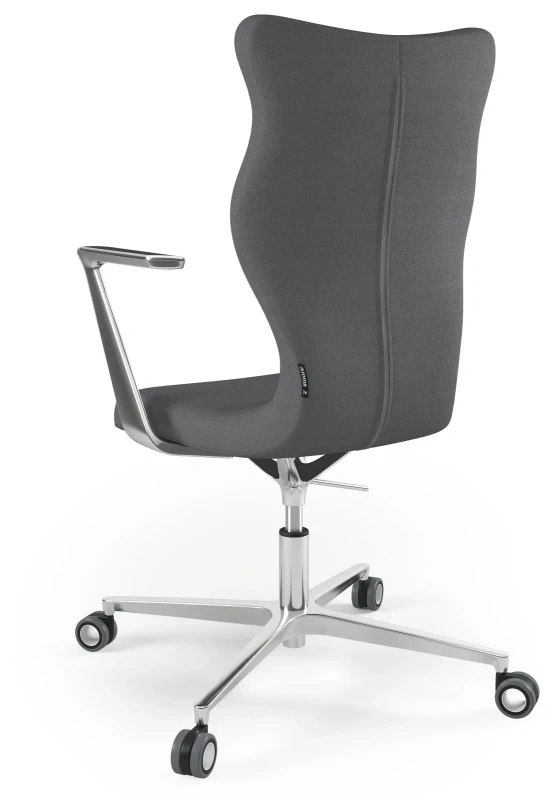 Krzesło biurowe obrotowe do biurka Kylie Plus wzrost powyżej 188 cm aluminiowa podstawa kółka - Solar 33