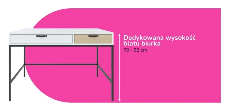 Krzesło biurowe obrotowe do biurka Kylie Plus wzrost powyżej 188 cm aluminiowa podstawa kółka