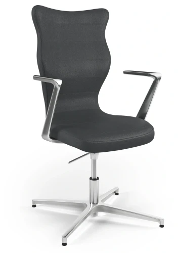 Krzesło konferencyjne obrotowe Kylie Plus wzrost powyżej 188 cm aluminiowa podstawa - Vega 17