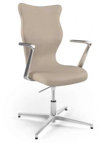 Krzesło konferencyjne obrotowe Kylie Plus wzrost powyżej 188 cm aluminiowa podstawa