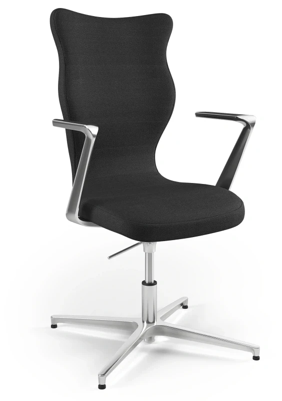 Krzesło konferencyjne obrotowe Kylie Plus wzrost powyżej 188 cm aluminiowa podstawa - Solar 1