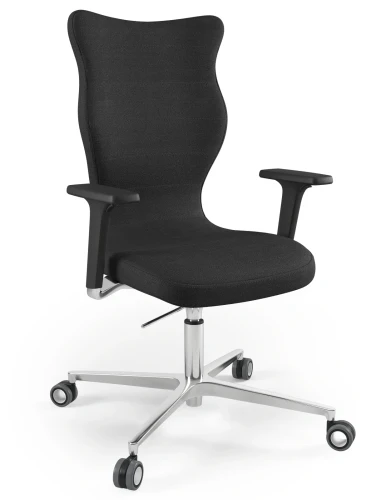 Krzesło biurowe obrotowe do biurka Zodiac wzrost powyżej 188 cm aluminiowa podstawa kółka