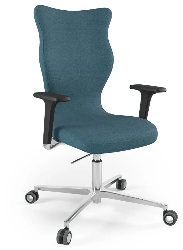 Krzesło biurowe obrotowe do biurka Zodiac wzrost powyżej 188 cm aluminiowa podstawa kółka - Solar 6