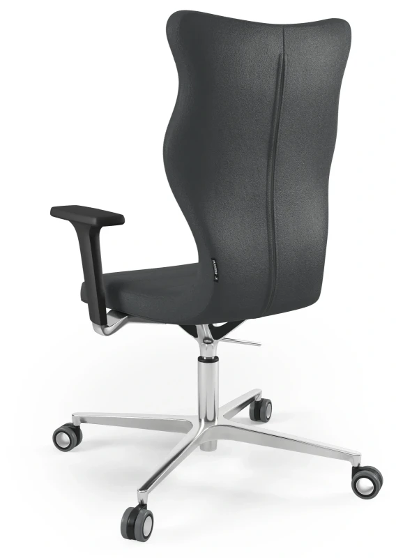 Krzesło biurowe obrotowe do biurka Zodiac wzrost powyżej 188 cm aluminiowa podstawa kółka - Vega 17