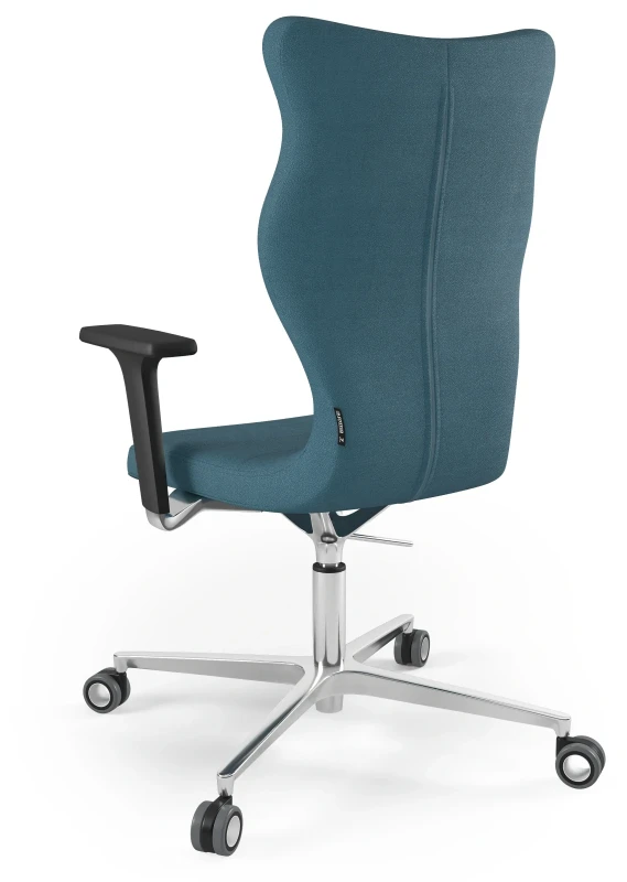 Krzesło biurowe obrotowe do biurka Zodiac wzrost powyżej 188 cm aluminiowa podstawa kółka - Solar 6