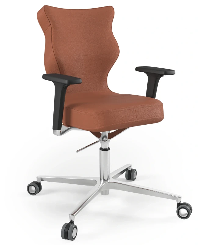 Krzesło biurowe obrotowe do biurka Zodiac wzrost 159-188 cm aluminiowa podstawa kółka - Vega 2