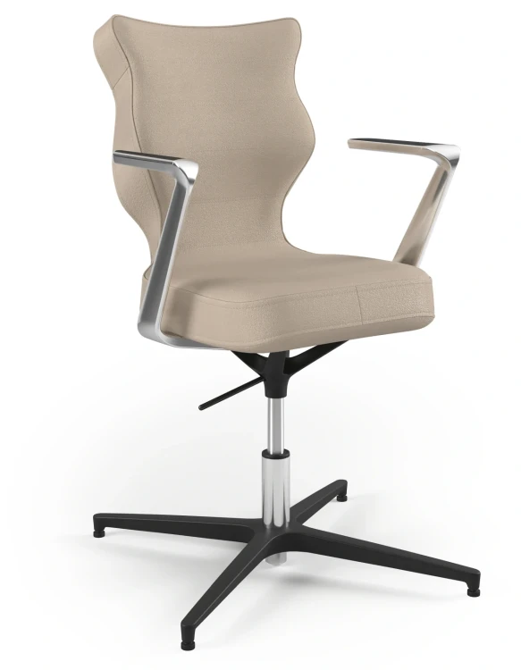 Krzesło konferencyjne obrotowe Kylie Plus wzrost 159-188 cm czarna podstawa - Vega 26