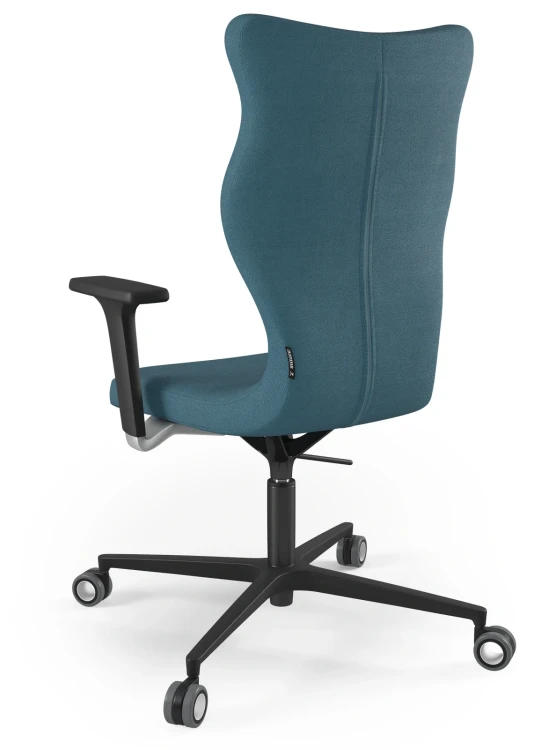 Krzesło biurowe obrotowe do biurka Zodiac wzrost powyżej 188 cm czarna podstawa kółka - Solar 6