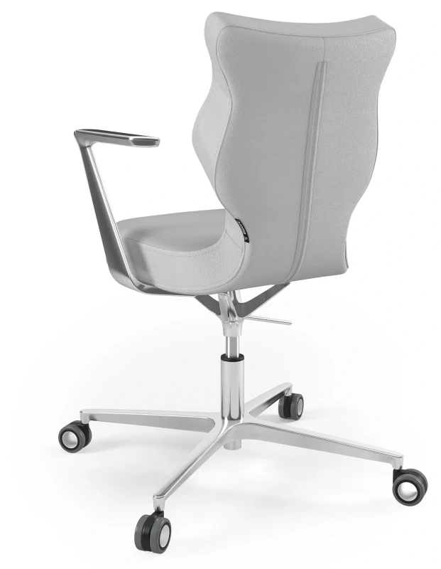 Krzesło biurowe obrotowe do biurka Kylie wzrost 159-188 cm aluminiowa podstawa kółka - Vega 3