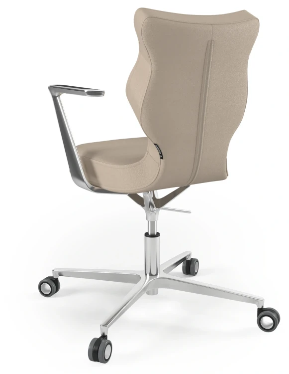 Krzesło biurowe obrotowe do biurka Kylie wzrost 159-188 cm aluminiowa podstawa kółka - Vega 26