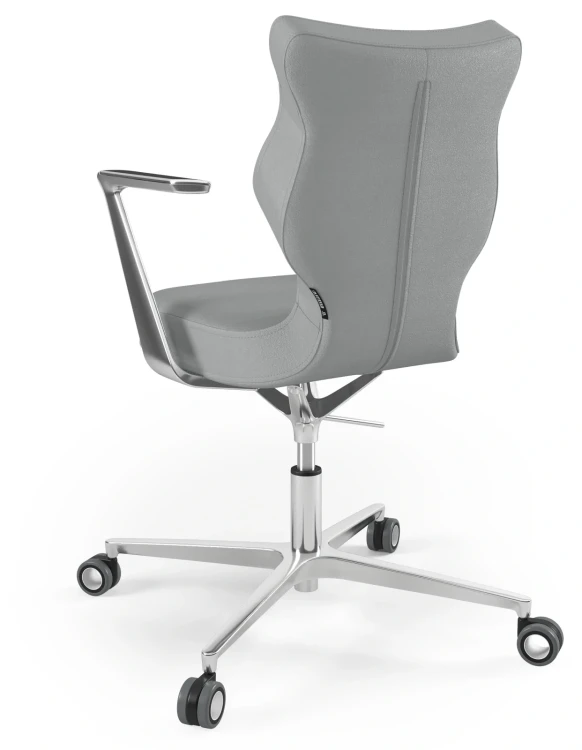 Krzesło biurowe obrotowe do biurka Kylie wzrost 159-188 cm aluminiowa podstawa kółka - Vega 33