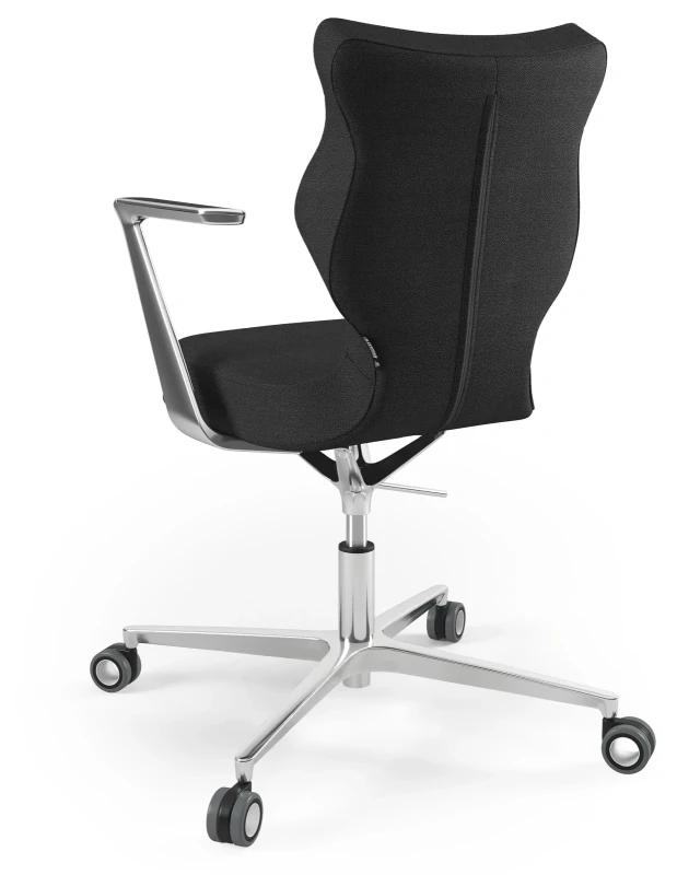 Krzesło biurowe obrotowe do biurka Kylie wzrost 159-188 cm aluminiowa podstawa kółka - Solar 1