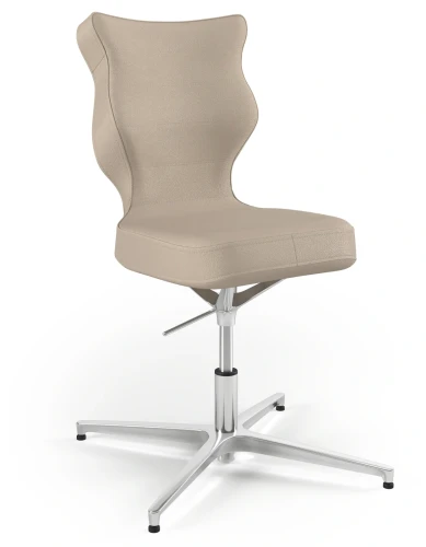 Krzesło konferencyjne obrotowe Kylie wzrost 159-188 cm aluminiowa podstawa