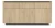 Komoda Torro 3-drzwiowa z 3 szufladami 163 cm dąb cremona/czarny