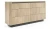 Komoda Torro z 6 szufladami 163 cm dąb cremona/czarny