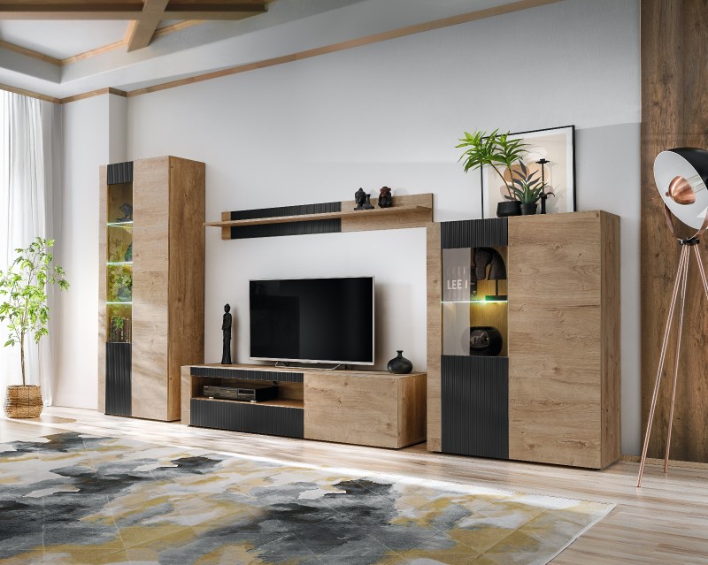 Meblościanka Aron 4 elementy do salonu