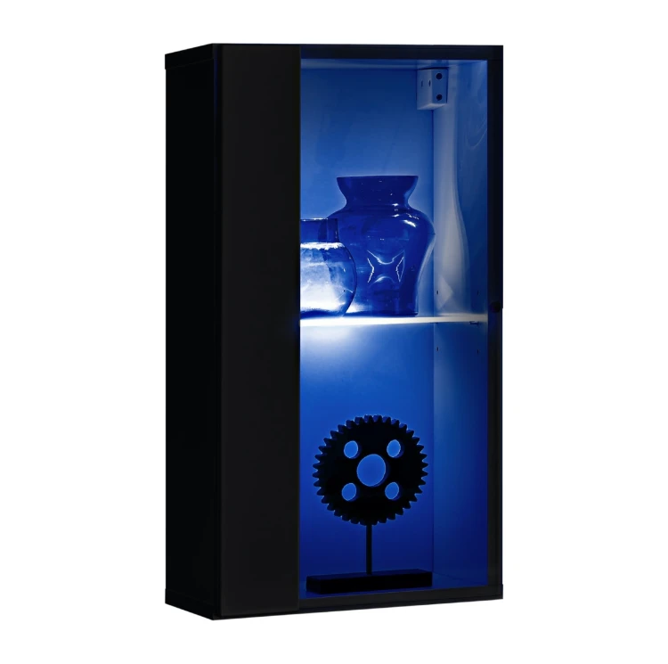 Witryna Switch WW 4 z oświetleniem LED czarny
