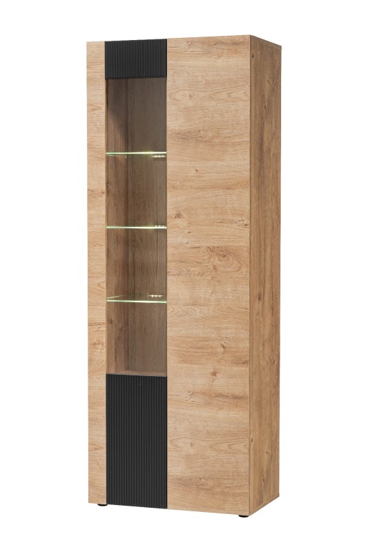 Witryna wysoka Aron z oświetleniem LED