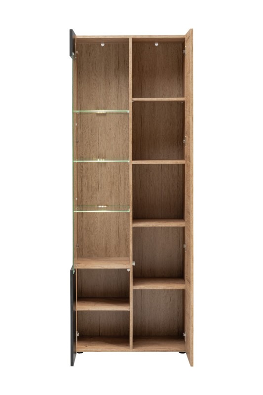 Witryna wysoka Aron z oświetleniem LED