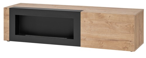 Szafka RTV Aron z biokominkiem