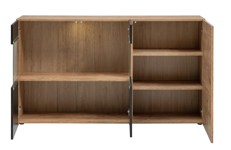 Komoda Aron przeszklona do salonu