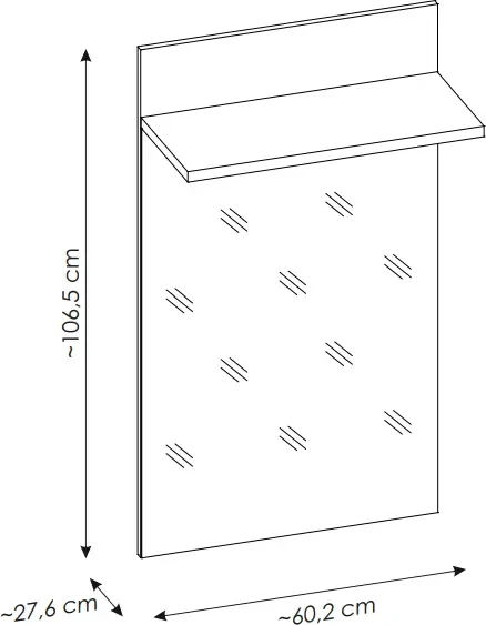 Garderoba Hugo IV do przedpokoju