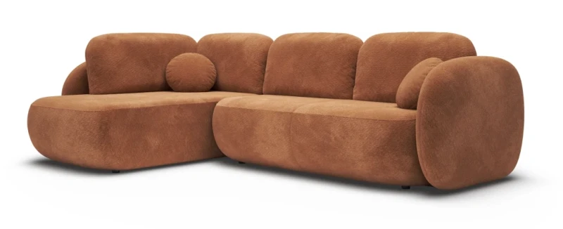 Narożnik rozkładany OLIO II 289 cm z funkcją spania i pojemnikiem na pościel - Egon 42