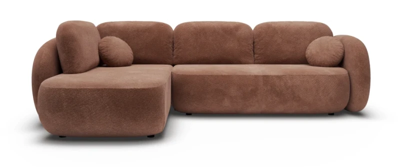 Narożnik rozkładany OLIO II 289 cm z funkcją spania i pojemnikiem na pościel - Egon 44