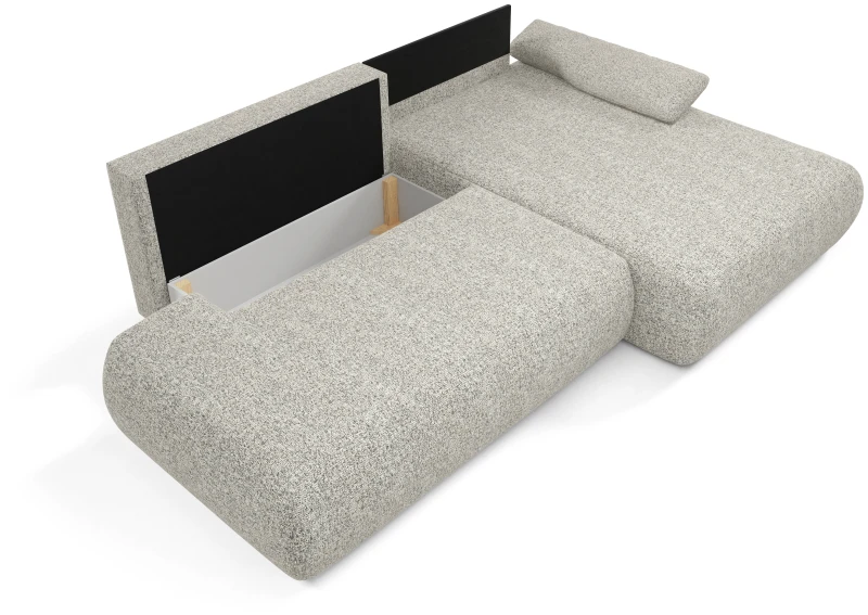 Narożnik rozkładany PUENTE 286 cm z funkcją spania i pojemnikiem na pościel - Puente 11