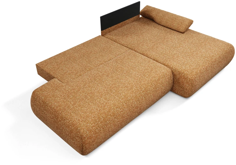 Narożnik rozkładany PUENTE 286 cm z funkcją spania i pojemnikiem na pościel - Puente 52