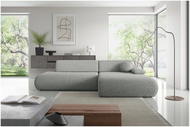 Narożnik rozkładany PUENTE 286 cm z funkcją spania i pojemnikiem na pościel - Puente 92