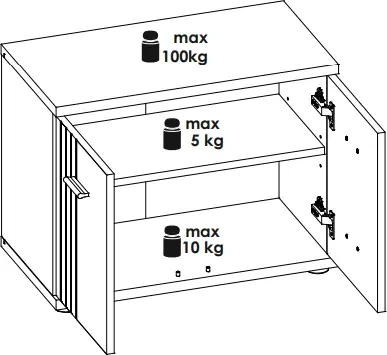 Szafka na buty Hugo z siedziskiem