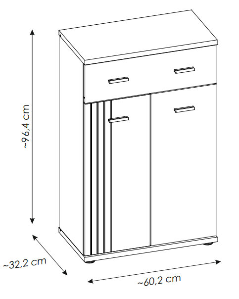 Komoda Hugo z szufladą