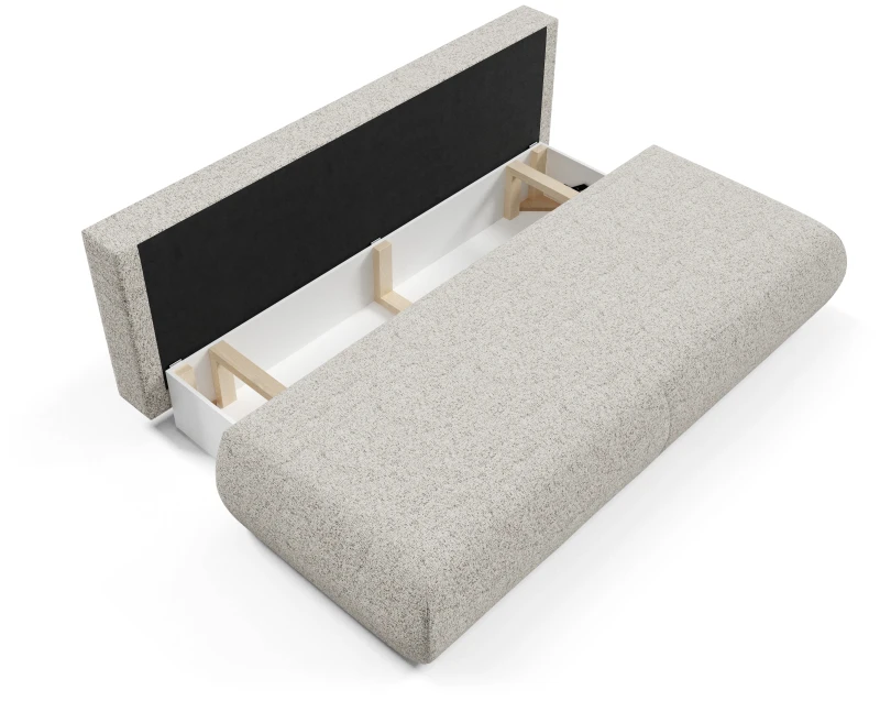 Sofa rozkładana PUENTE 214 cm z funkcją spania i pojemnikiem na pościel - Puente 06