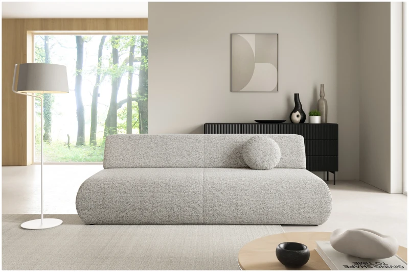 Sofa rozkładana PUENTE 214 cm z funkcją spania i pojemnikiem na pościel - Puente 09