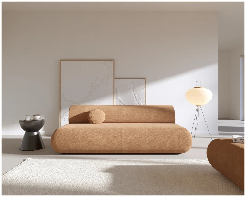 Sofa rozkładana PUENTE 214 cm z funkcją spania i pojemnikiem na pościel - Vinci 42