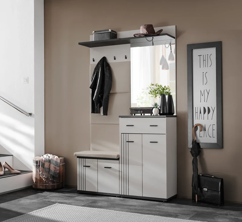 Panel tapicerowany Hugo z wieszakiem