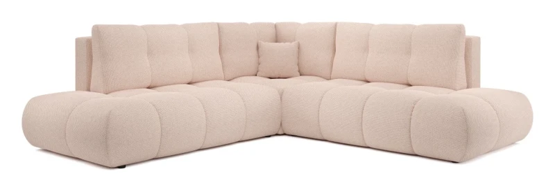 Narożnik rozkładany SOHO II 266 cm z funkcją spania i pojemnikiem na pościel - Curio 60