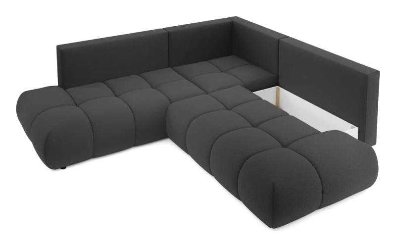 Narożnik rozkładany SOHO II 266 cm z funkcją spania i pojemnikiem na pościel - Curio 97