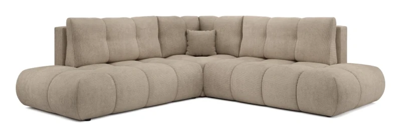 Narożnik rozkładany SOHO II 266 cm z funkcją spania i pojemnikiem na pościel - Flow 01