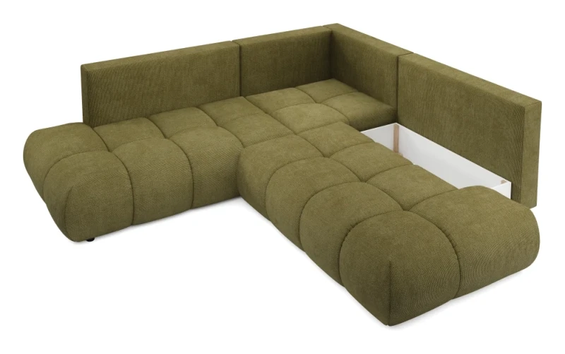 Narożnik rozkładany SOHO II 266 cm z funkcją spania i pojemnikiem na pościel - Flow 12