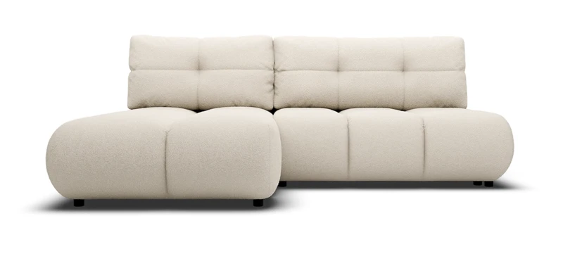 Narożnik rozkładany MILO 230 cm z funkcją spania i pojemnikiem na pościel - Now or never 03