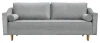 Sofa Zoja,  bluvel szary