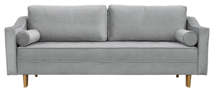 Sofa Zoja,  bluvel szary