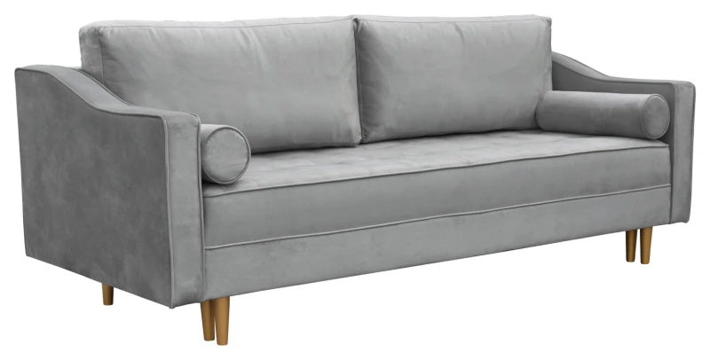 Sofa Zoja,  bluvel szary