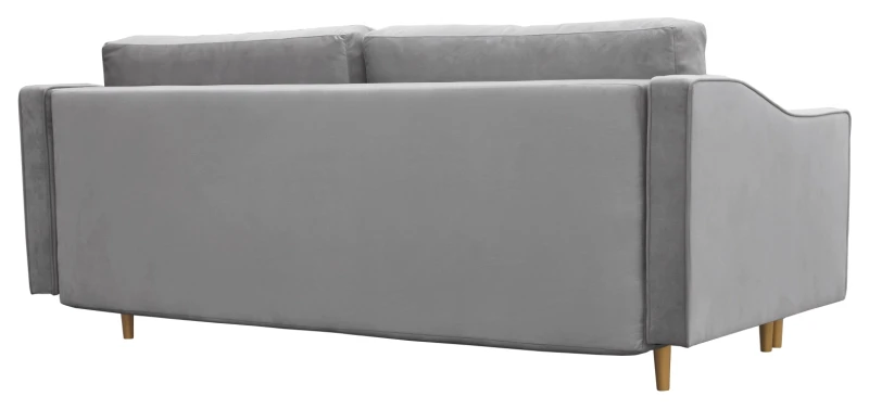 Sofa Zoja,  bluvel szary