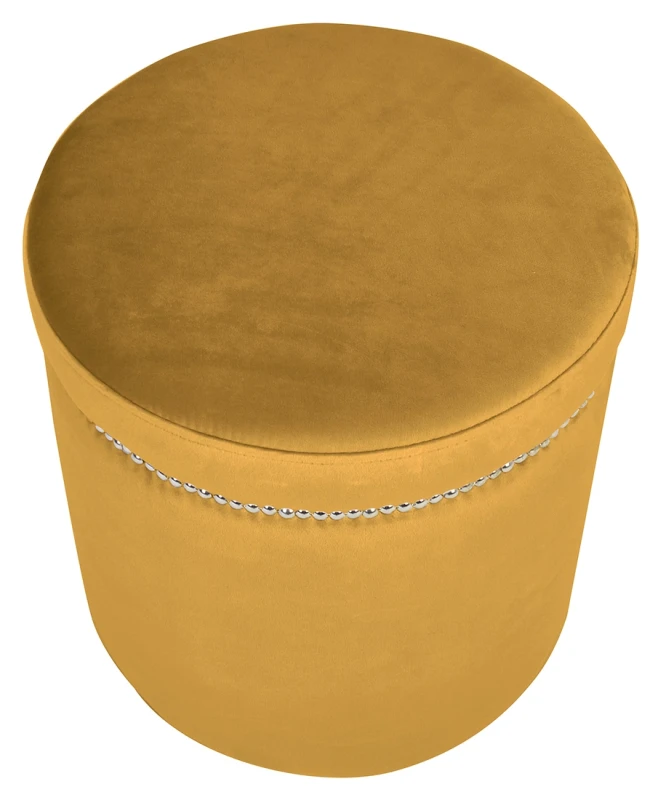 Pufa Okrągła ø 40, tasiemka pineskowa