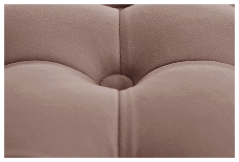 Pufa Solano, french velvet 682, 6 czarny