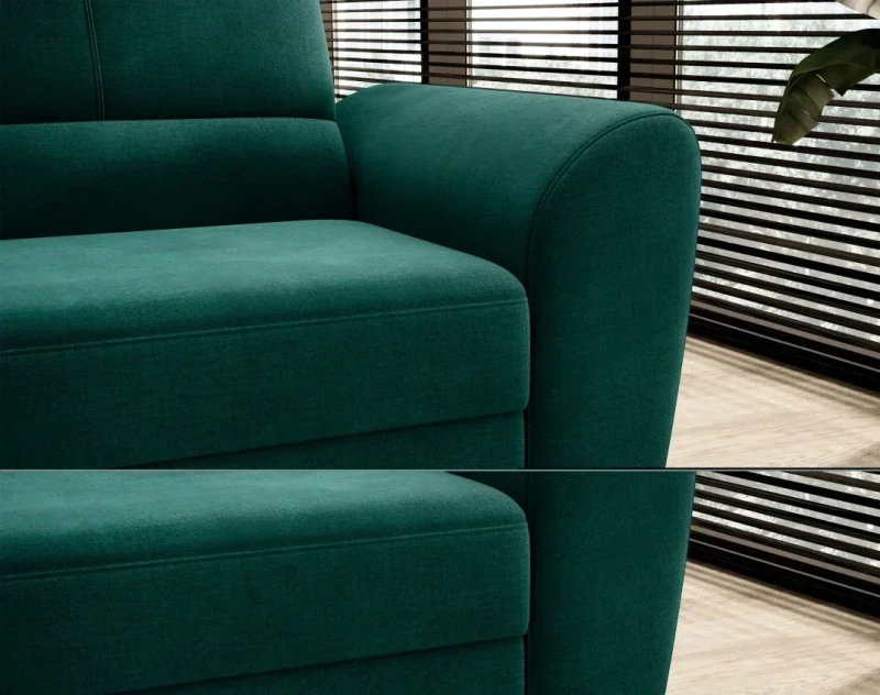 Narożnik rozkładany Siber z pojemnikiem na pościel