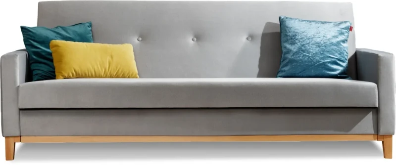 Wersalka rozkładana Selene Buk z pojemnikiem na pościel - Monolith 84